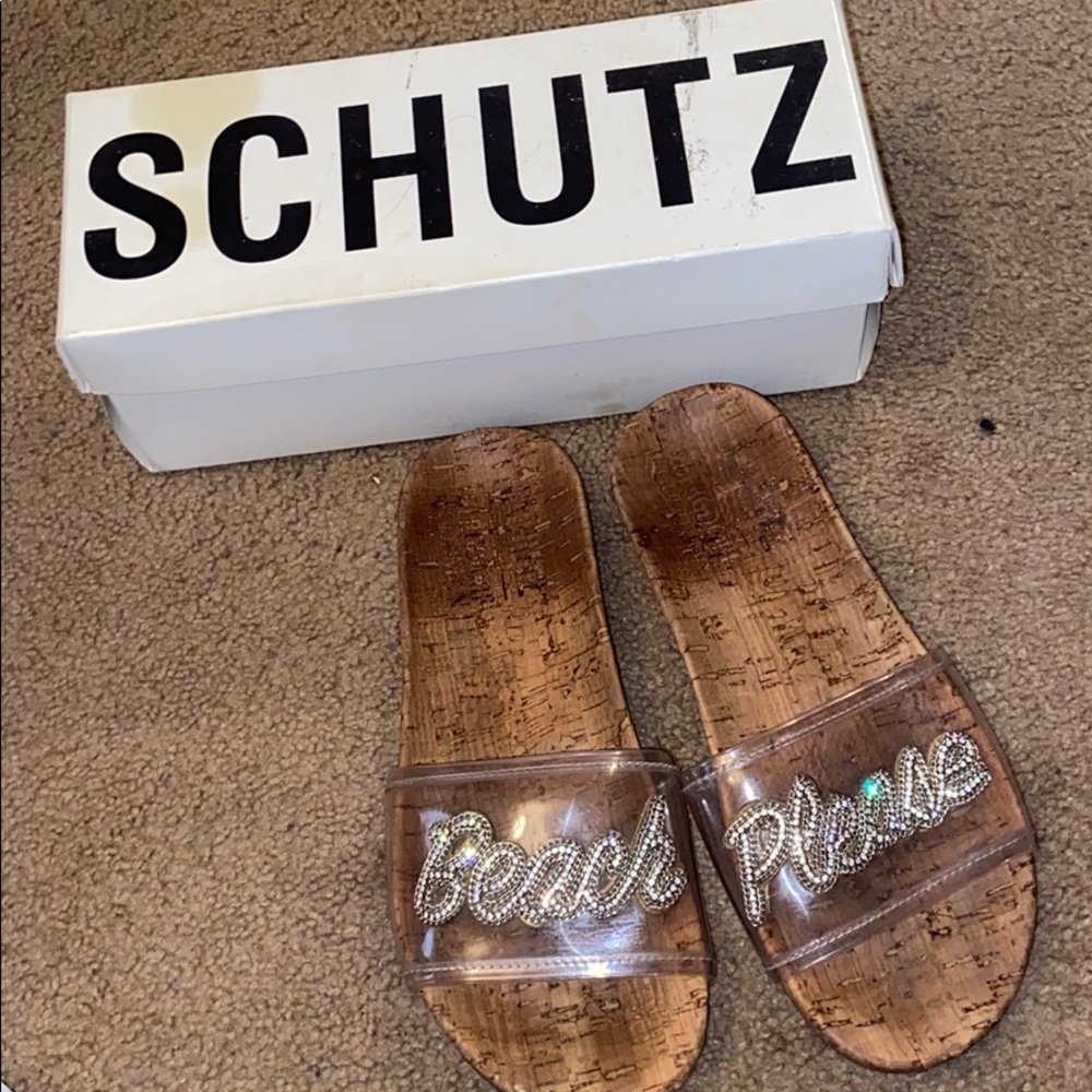 SCHUTZ Bergdorf Goodman Limited Edition slides